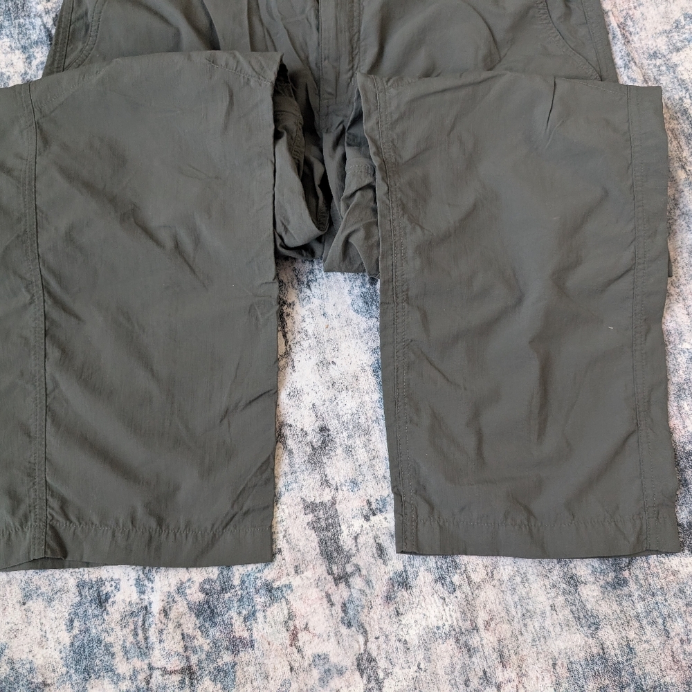 EUC Columbia Men's Silver Ridge Convertible Pants Green Gravel Size 36x30 - Picture 8 of 10